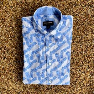 Johnston and Murphy cotton short sleeve shirt
